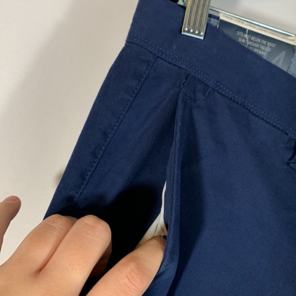 Gap Khakis Navy Blue Slim Stretch Pants NWT - Picture 5 of 9